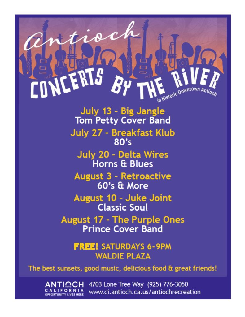 All events for Concerts by the River in Historic Downtown Antioch