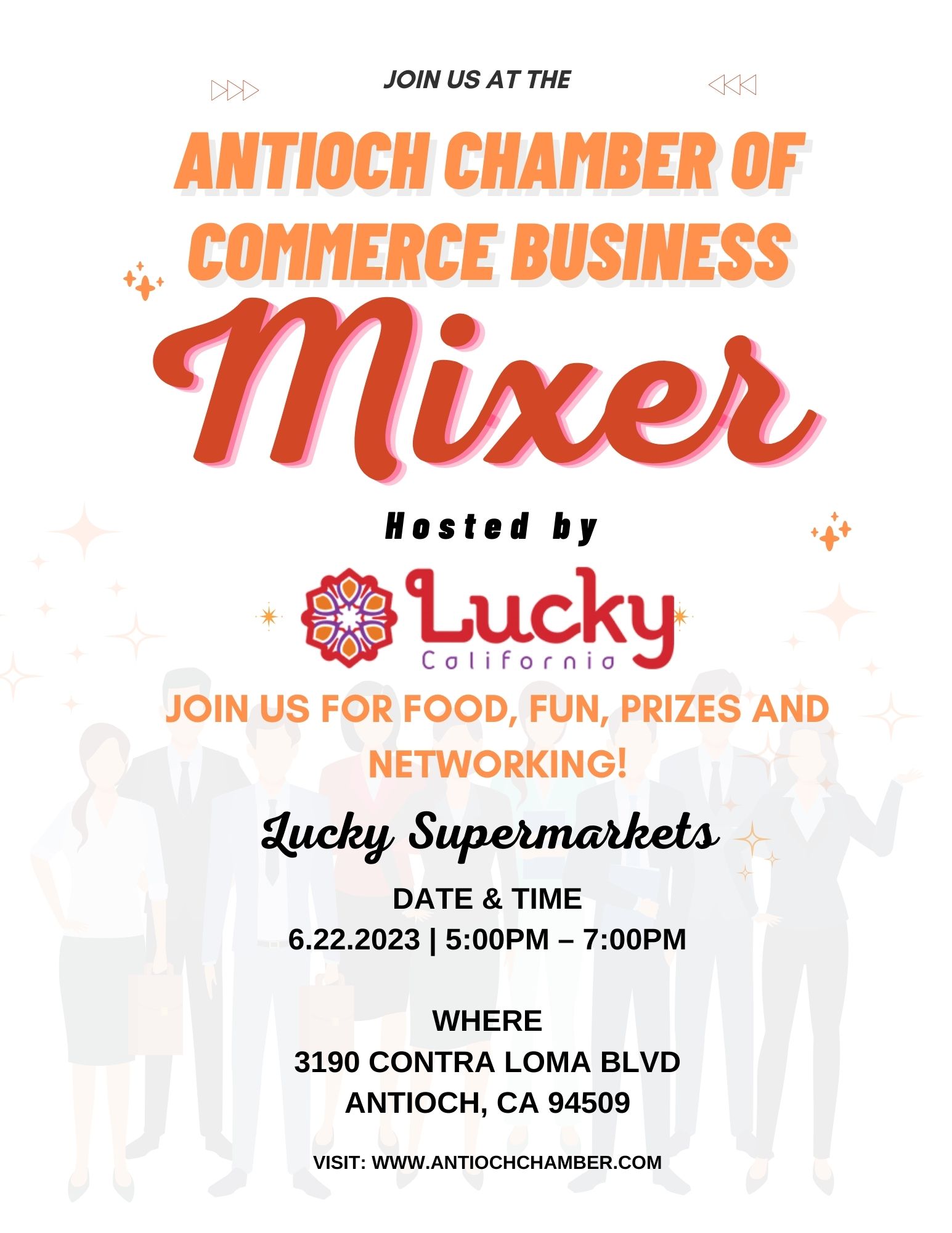 Antioch Chamber June Mixer Flyer