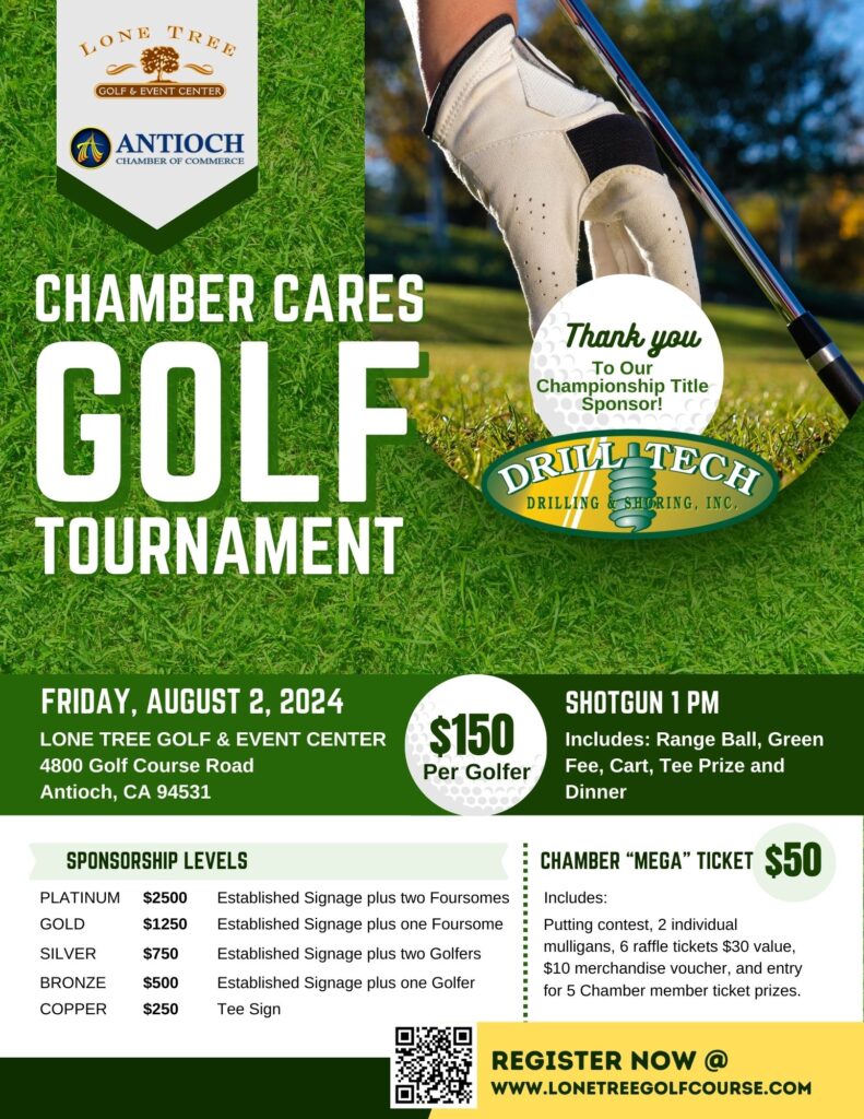Antioch Chamber Day of Golf 2024 Flyer